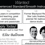 Ballroom Instructors Wanted