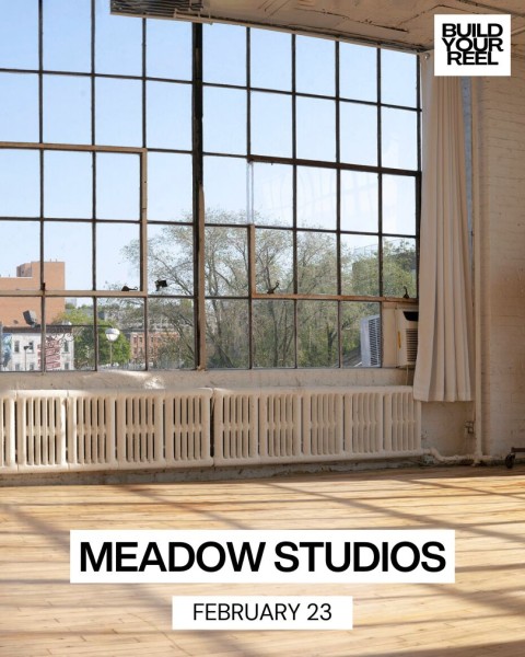 Image of Meadow Studio with event date, February 23rd, overlayed 