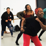 Dancers in Adult Hip Hop Class