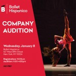 Ballet Hisp&aacute;nico Company Audition Flyer
