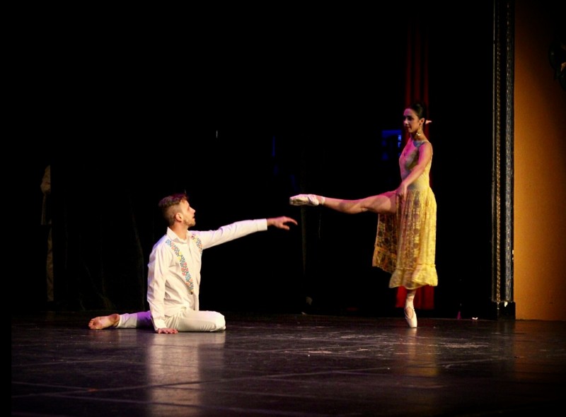 Dancers Anthony Bocconi and Krystina Wendelken 