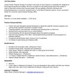 Movement Trainer - Physical Therapy Office - Job Description