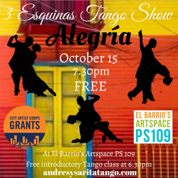 FREE Tango Class followed by Tango Show