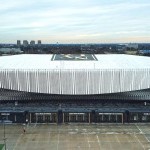A picture of the huge Nassau Coliseum