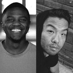 Black and white headshot of Dareon and Peter, side by side.