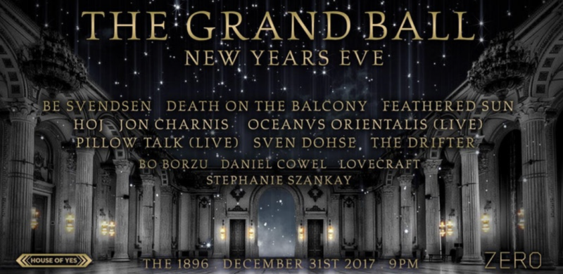 Photo is the event invite and list of musical performers.