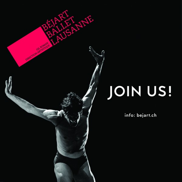 B&eacute;jart Ballet Lausanne - International Auditions