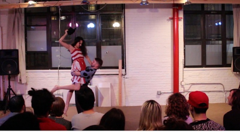 shot from Spitball, duet by Larissa et al.