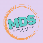 A logo image includes the bold teal letters MDS floating over small grey text reading Michele's Dance Studio, encircled in orang