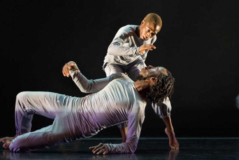 Dominique Atwood and Joshua Ishman in Deeply Rooted Dance Theater' INDUMBA
