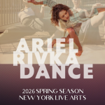 A collage of dancers in the background and the text Ariel Rivka Dance in the foreground.