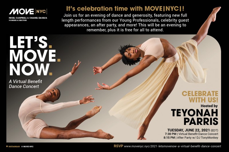 MOVE|NYC| LET.MOVE.NOW. A Virtual Benefit Concert