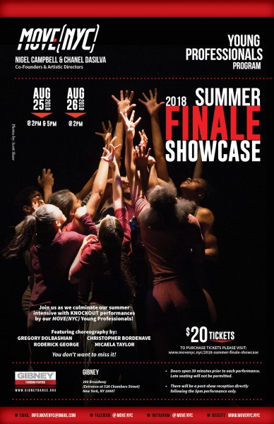 Join MOVE(NYC) for our third annual Young Professionals Program Summer Finale Showcase!