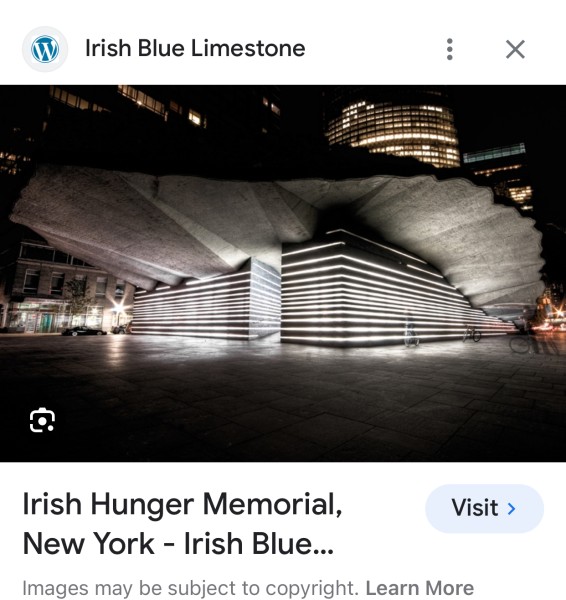The Irish Hunger Memorial NYork City