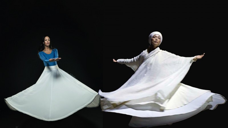 Sufi Dance artists Paola García and Lâle Sayoko
