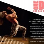 One Day Dance open call flyer