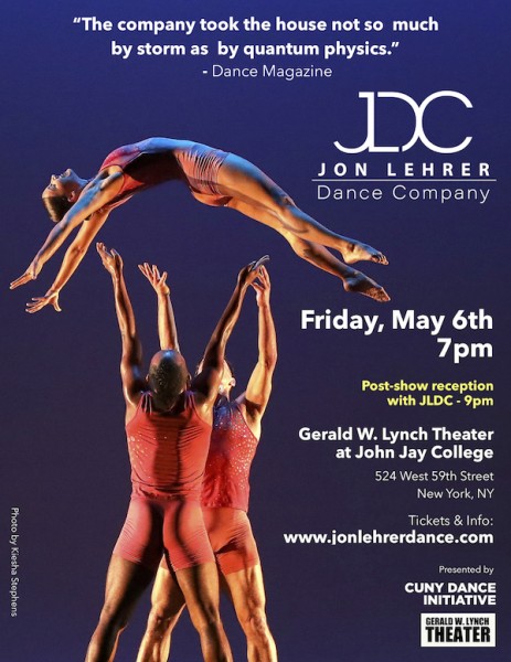 A dancer being thrown into the air