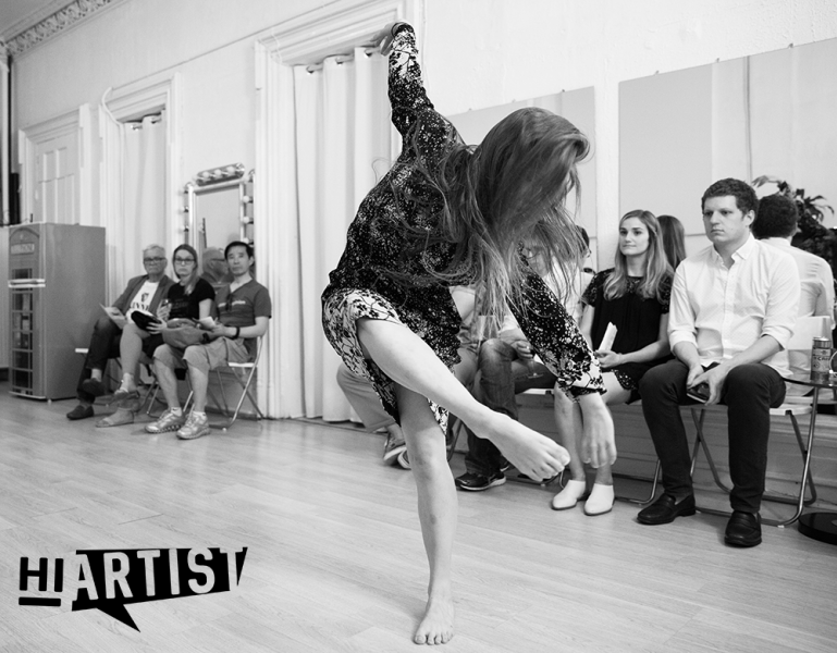 Dancer Amanda Krische and Hi Artist guests at Volume 1