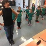 Teaching Artist with Students