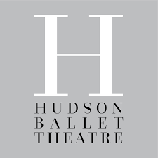 Grey square logo with a capital letter H in white with the subtext "Hudson Ballet Theatre" in black underneath.