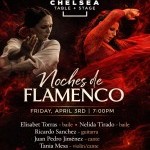 Image of two female flamenco dancers in performance 