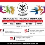 Hiring Dance Instructor Flyer