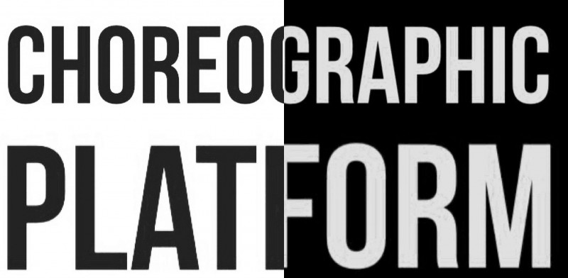 Choreographic Platform bold text