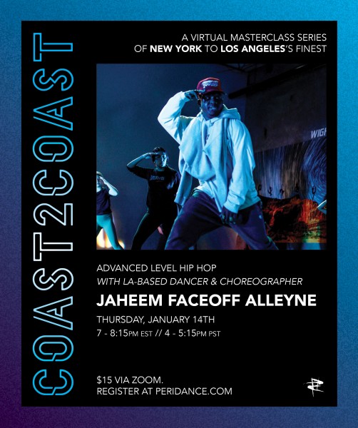 Peridance Online: Hip Hop with Jaheem Faceoff Alleyne
