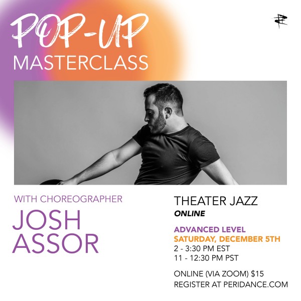 Pop-Up Masterclass: Advanced Level Theater Jazz with Josh Assor