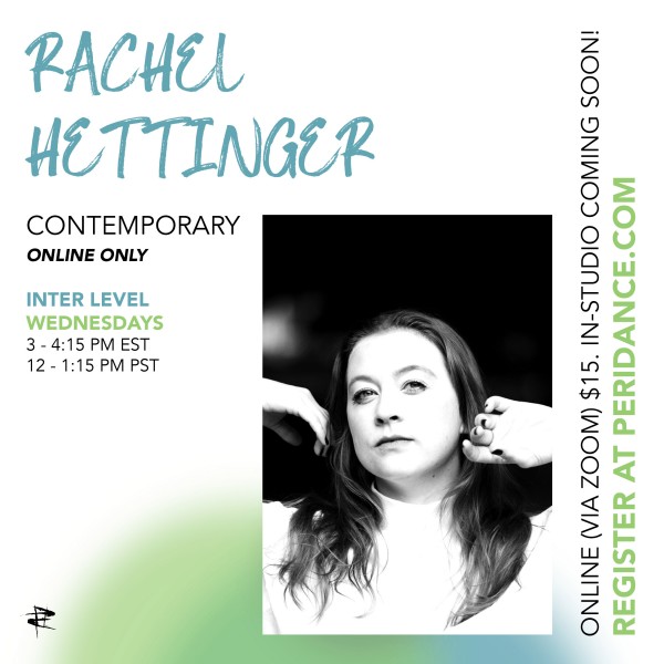 Peridance Online: Contemporary with Rachel Hettinger