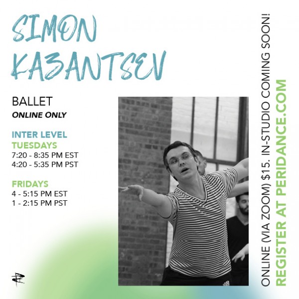 Peridance Online: Ballet with Simon Kazantsev