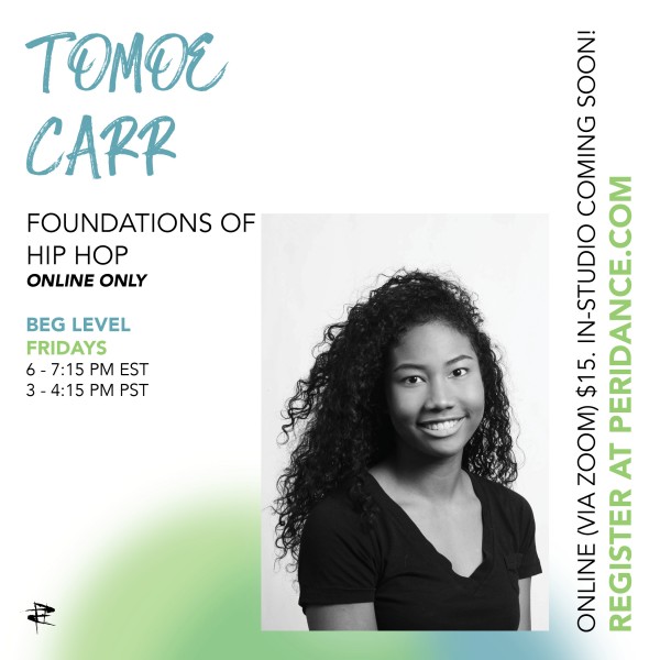Peridance Online: Foundations of Hip Hop with Tomoe Carr