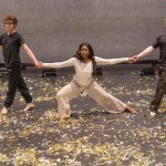 Students dancing at a dance rehearsal