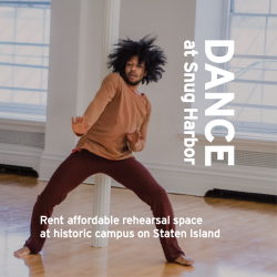 Man does a dance move with legs wide apart. Text overlay reads 