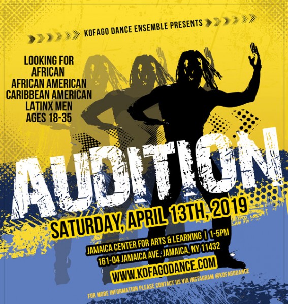 Kofago Dance Ensemble - Adutitions - Saturday April 13th