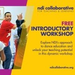 A dance teacher claps his hands together.