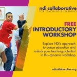 A dance teacher claps his hands together.