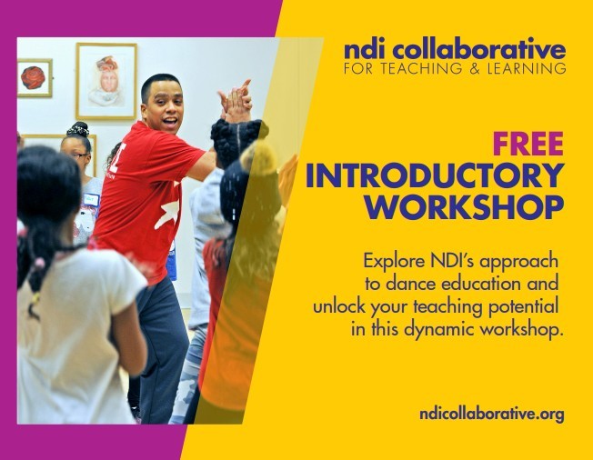 A dance teacher claps his hands together.