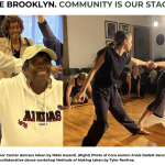 Dancers ages 11-60+ smiling and participating in Cora programs! 