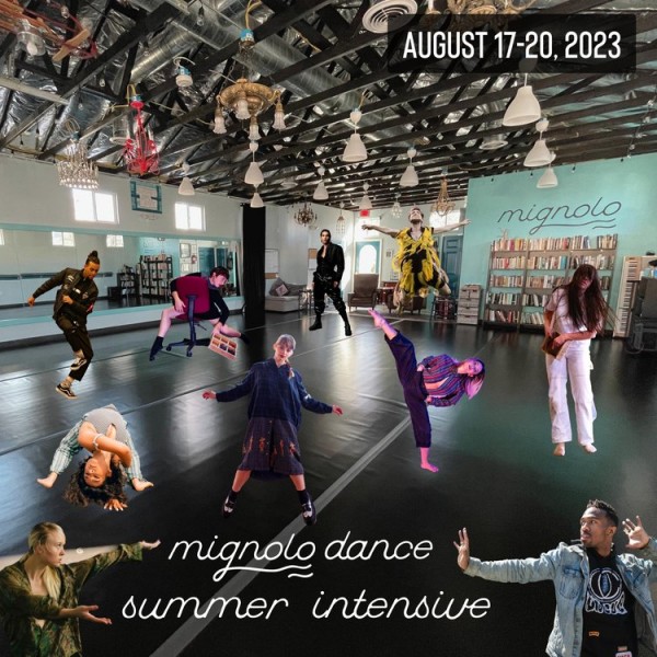 Mignolo Dance Summer Intensive teachers photoshopped into the Mignolo Arts Center multipurpose arts space