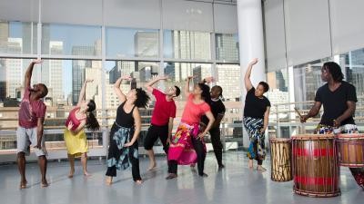 Photo of West African Class at Ailey Extension