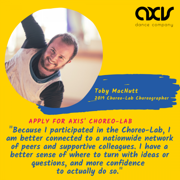 a headshot of Toby MacNutt with a yellow background. 