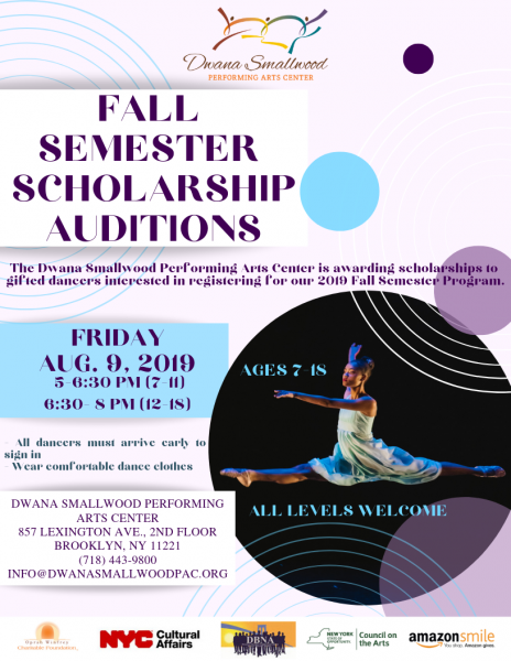 2019 Fall Semester Scholarship Audition