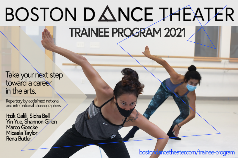 Boston Dance Theater Trainee Program postcard