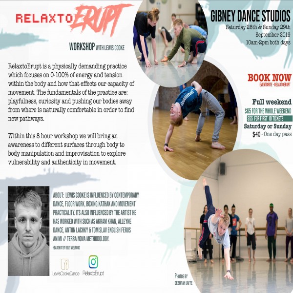 RelaxtoErupt poster information