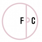 Fit Pregnancy Club logo: Pink circle with letters "FPC" in the middle