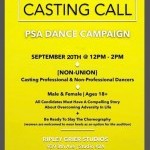 CALLING ALL DANCERS MALE AND FEMALE! AGES 18+ Dancers most have a compelling story about overcoming adversity in life.