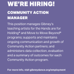 We’re hiring a Community Action Manager!