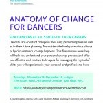Anatomy of Change for Dancers Flyer 