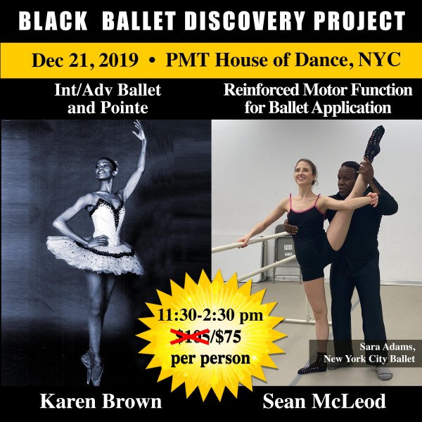 Black Ballet Discovery Project Workshop - December 2019